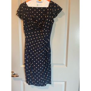 Polka dot dress, minor wear